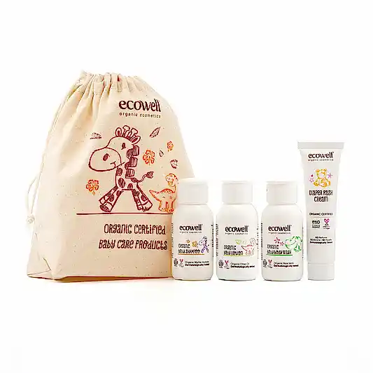 Sertifikalı Organik 4'lü Bebek Seyahat Seti