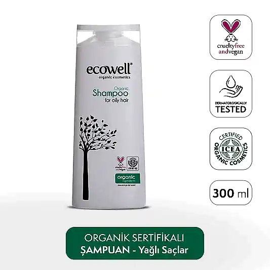 Sertifikalı Organik Şampuan - Yağlı Saç - 300 ml