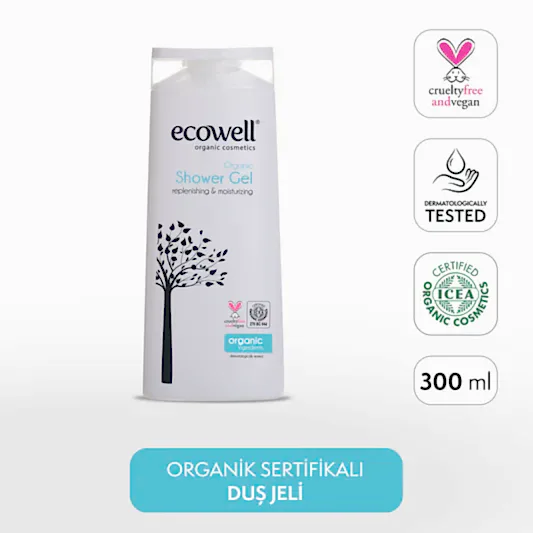 Sertifikalı Organik Duş Jeli - 300 ml