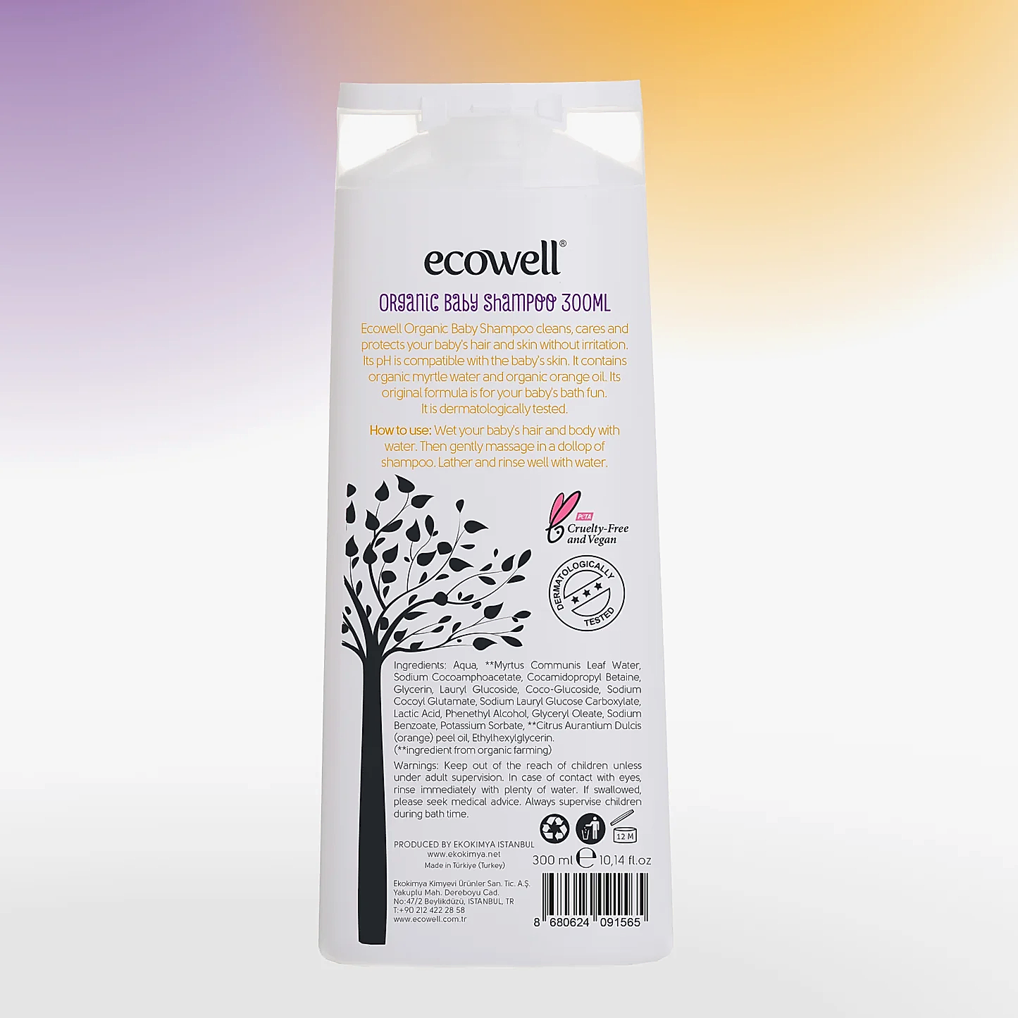 Sertifikalı Organik Bebek Şampuanı - 300 ml