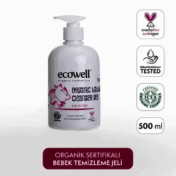 Sertifikalı Organik Bebek Temizleme Jeli - 500 ml
