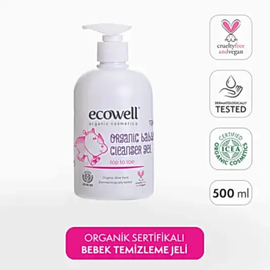 Sertifikalı Organik Bebek Temizleme Jeli - 500 ml