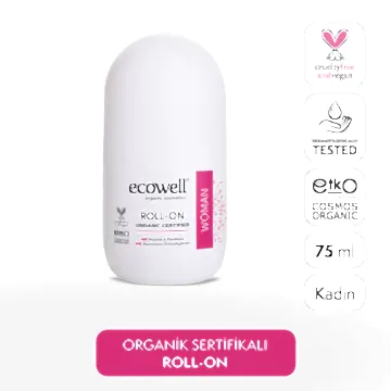 Sertifikalı Organik Kadın Deodorant Roll-on - 75 ml