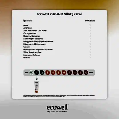 Sertifikalı Organik Güneş Kremi SPF 50 - 110 gr