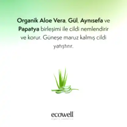 Sertifikalı Organik Aloe Vera Jel - 200 ml