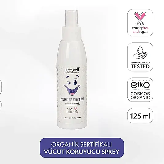 Sertifikalı Organik Vücut Koruyucu Sprey - 125 ml