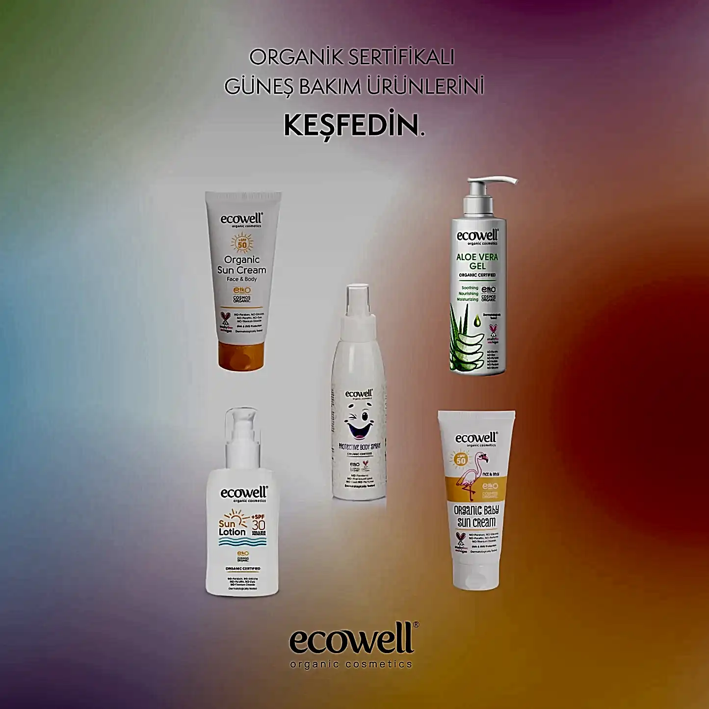 Sertifikalı Organik Güneş Kremi SPF 50 - 110 gr